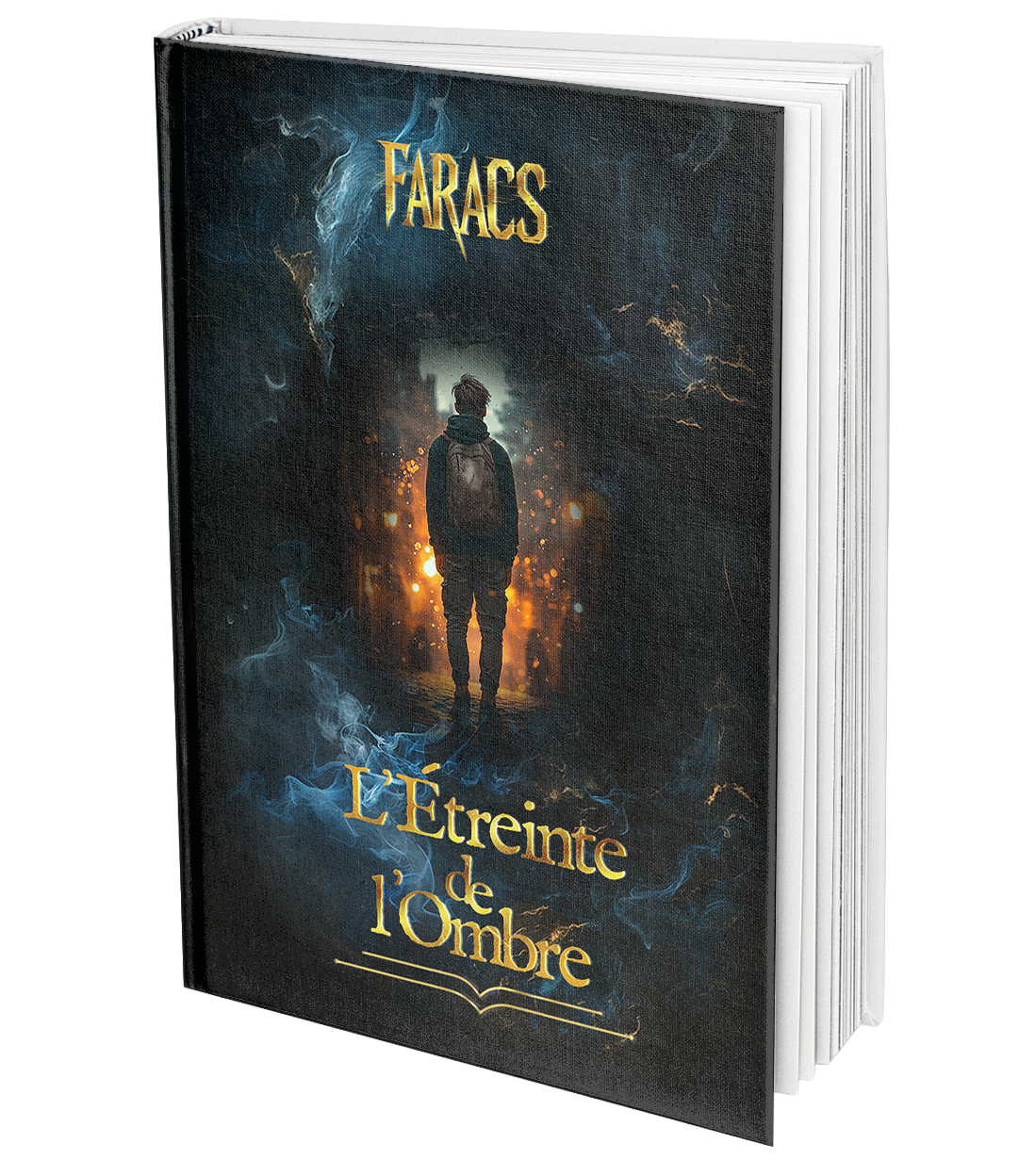 Mockup du livre L’Étreinte de l’Ombre