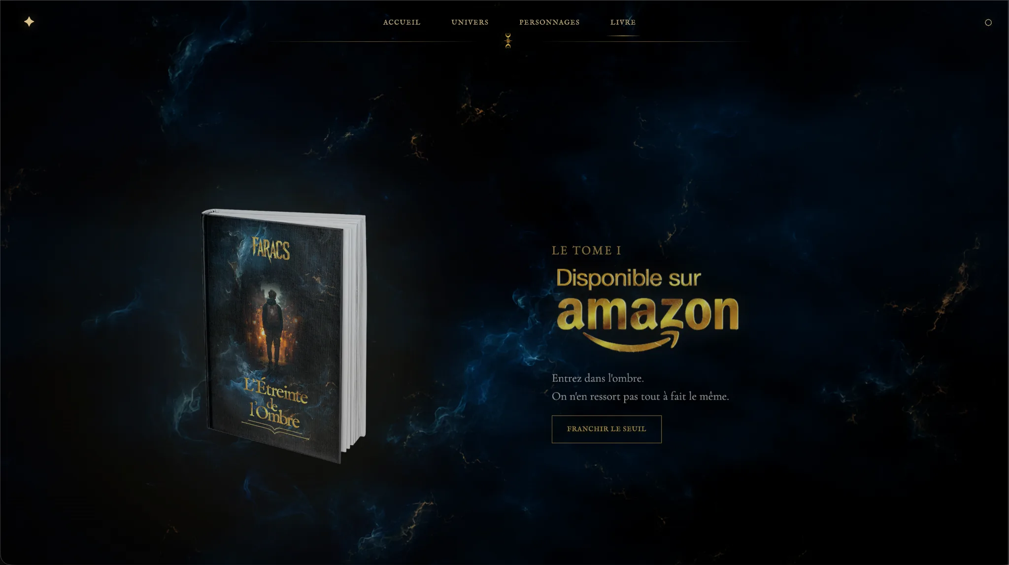Capture d'écran du site LEDO — livre