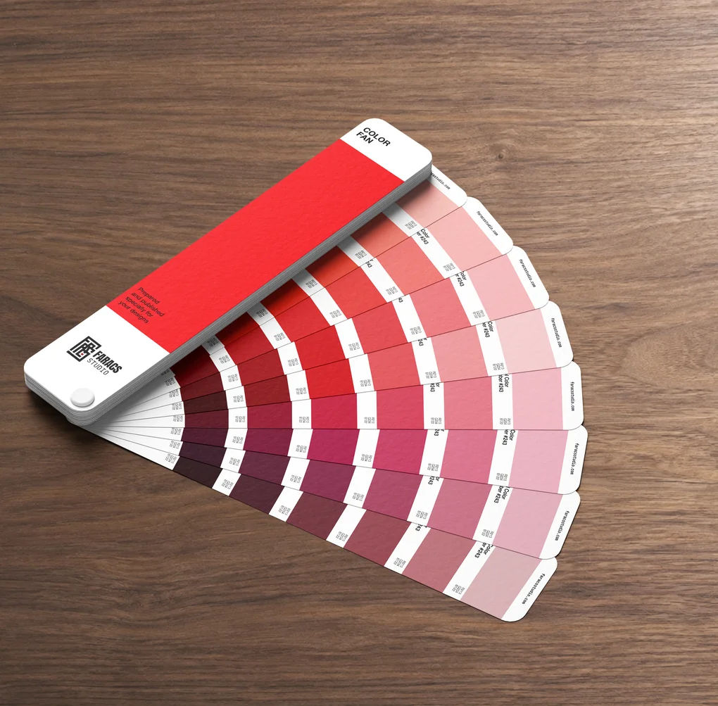 Nuancier de couleurs, exemple d'identité visuelle FARACS Studio